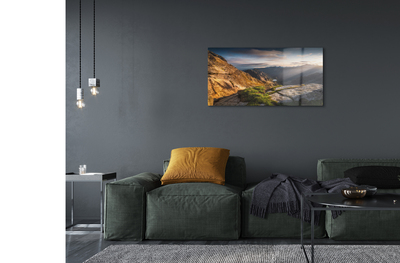 Quadro acrílico Nascer do sol na montanha