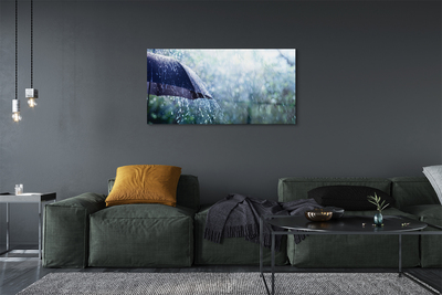 Quadro acrílico Gotas de chuva de guarda-chuva