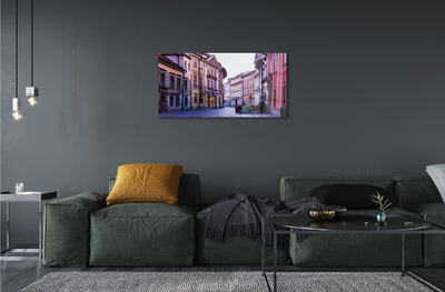 Pintura acrílica Cidade Velha de Cracóvia