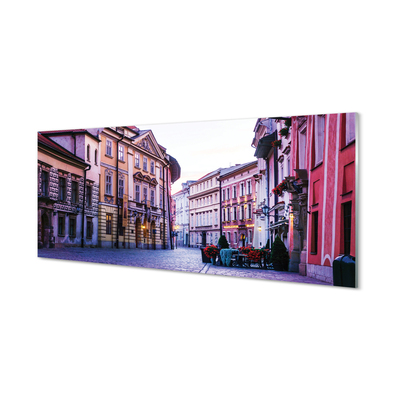 Pintura acrílica Cidade Velha de Cracóvia