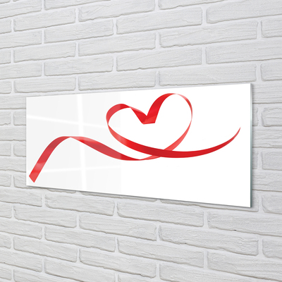 Pintura acrílica Fita de coração