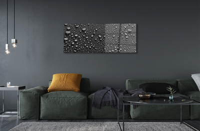 Quadro acrílico Macro gotas de água