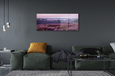 Quadro acrílico Campo de urze