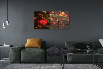 Quadro acrílico Bola de Natal