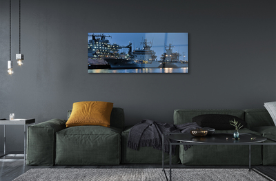Quadro acrílico Navios mar céu