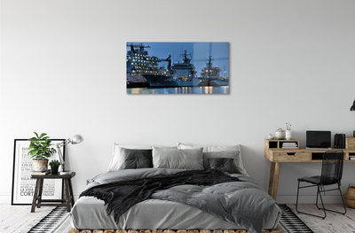 Quadro acrílico Navios mar céu