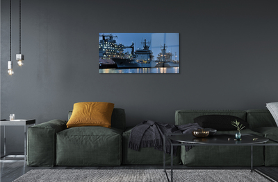 Quadro acrílico Navios mar céu