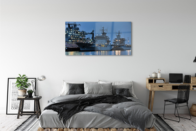 Quadro acrílico Navios mar céu