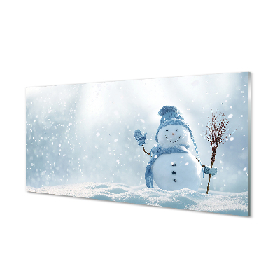 Pintura acrílica Boneco de neve