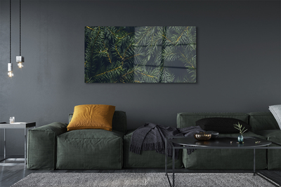 Quadro acrílico galhos de árvores de natal