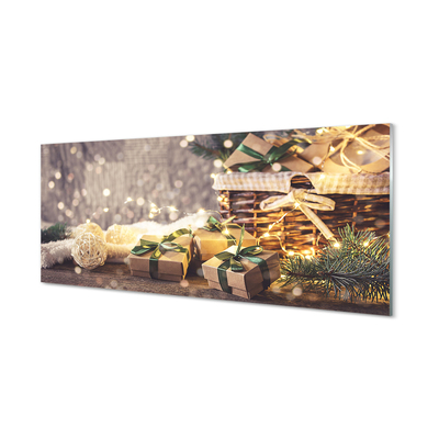 Pintura acrílica Presentes galhos enfeites