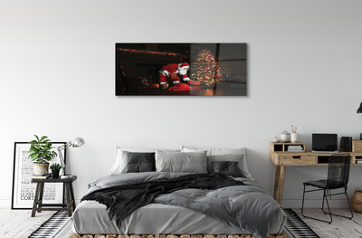 Pintura acrílica Árvores de Natal presentes decorações Papai Noel