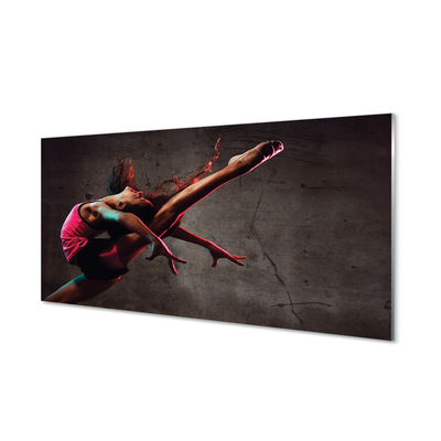 Quadro acrílico Mulher fazendo espacate