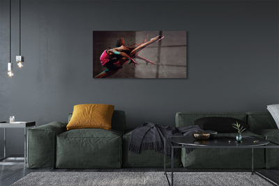 Quadro acrílico Mulher fazendo espacate