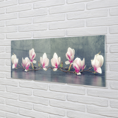 Pintura acrílica Ramo de magnólia