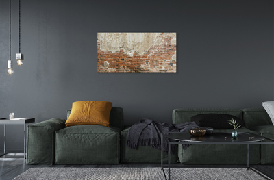 Pintura acrílica parede de tijolos