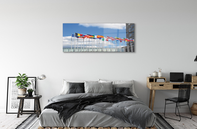 Pintura acrílica Várias bandeiras