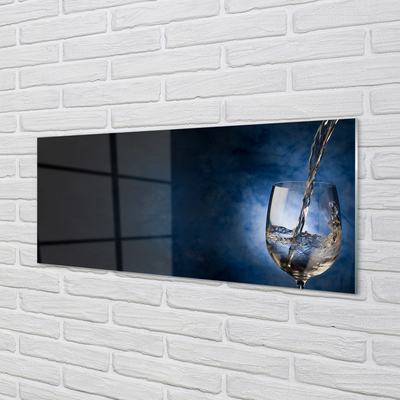 Quadro acrílico Um copo de vinho branco