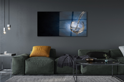 Quadro acrílico Um copo de vinho branco