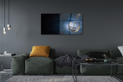 Quadro acrílico Um copo de vinho branco