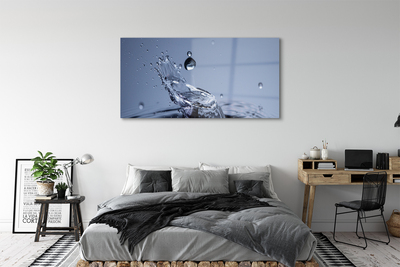 Quadro acrílico Macro gota d'água