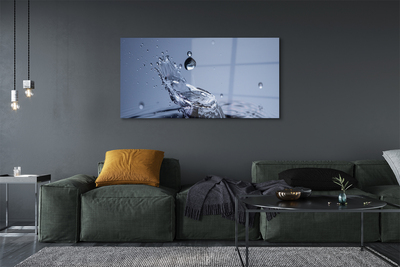 Quadro acrílico Macro gota d'água