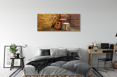 Quadro acrílico Cadeira de chapéu de guitarra