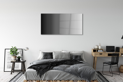 Quadro acrílico Transição de listras de zebra