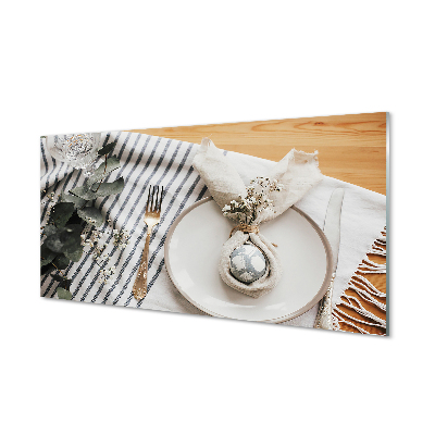 Pintura acrílica Prato de flor de ovo