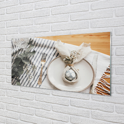 Pintura acrílica Prato de flor de ovo