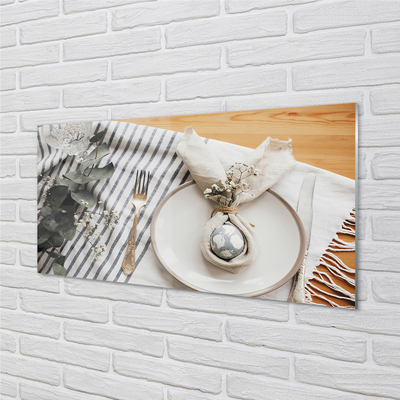 Pintura acrílica Prato de flor de ovo