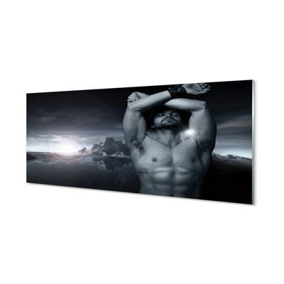 Quadro acrílico Homem da Montanha