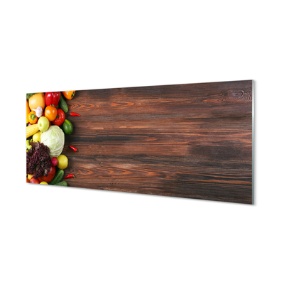 Pintura acrílica Milho, pimentões, repolho