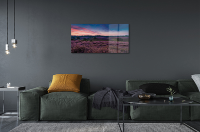 Quadro acrílico Campo de urze