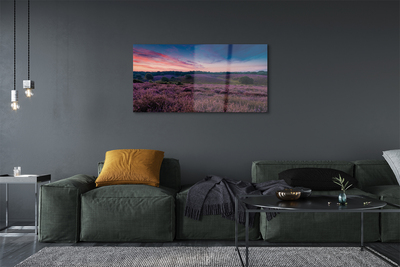 Quadro acrílico Campo de urze