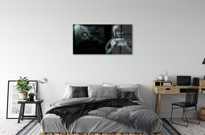 Pintura acrílica Personagens sombrios