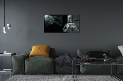 Pintura acrílica Personagens sombrios