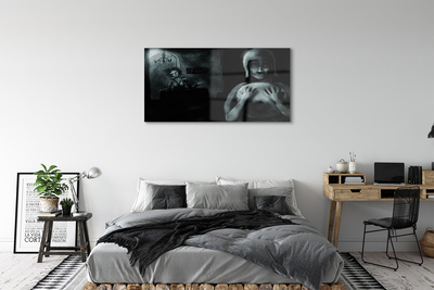 Pintura acrílica Personagens sombrios