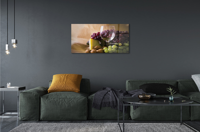 Pintura acrílica Copo vazio de uvas