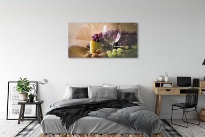 Pintura acrílica Copo vazio de uvas