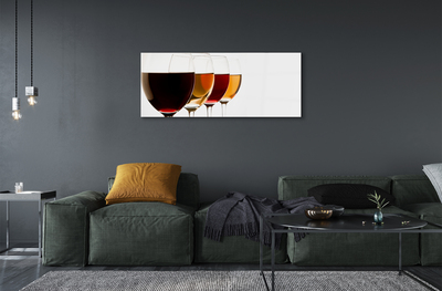 Quadro acrílico Taças de vinho