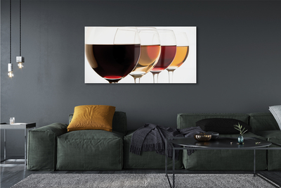 Quadro acrílico Taças de vinho