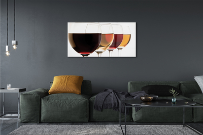 Quadro acrílico Taças de vinho