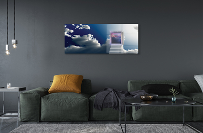 Pintura acrílica Olho da escada do céu