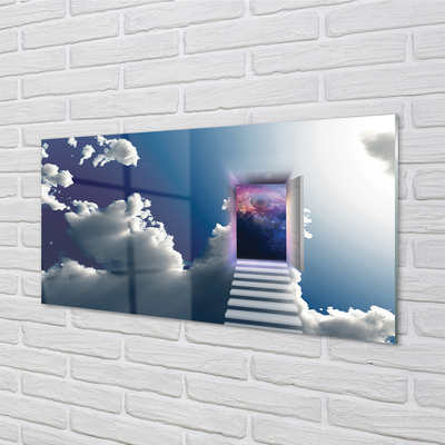 Pintura acrílica Olho da escada do céu