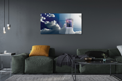 Pintura acrílica Olho da escada do céu