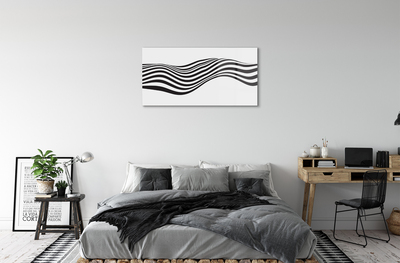 Pintura acrílica Ondas de listras de zebra