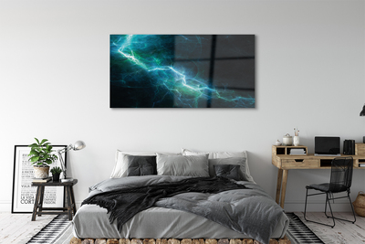 Quadro acrílico Relâmpago fractal