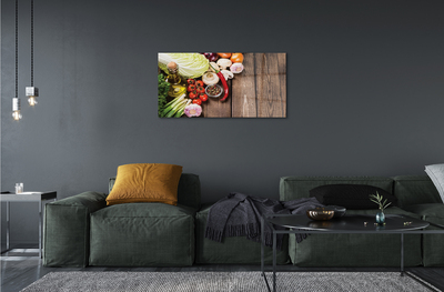 Pintura acrílica Azeite pimenta cebola alho