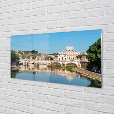 Quadro acrílico Pontes do Rio Roma
